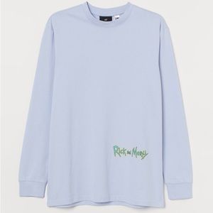 H&M Cartoon Network | Rick and Morty Long Sleeve Tee | M
